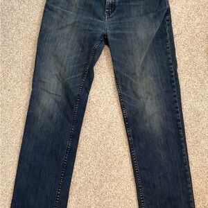 Banana Republic Men's Dark Blue Straight Jeans, 34 x 34